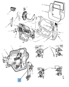 Fensterheber vorne für Jeep Wrangler