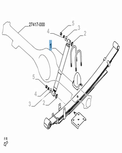 Stoßdämpfer hinten 2 Stk. für Fiat und Fiat Professional