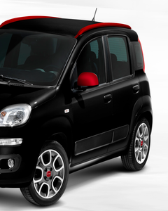 ROTE SPIEGELKAPPEN FÜR FIAT PANDA