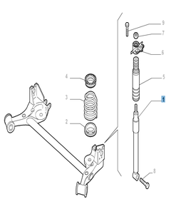 Stoßdämpfer hinten 2 Stk. für Fiat und Fiat Professional