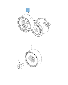 Einstellbarer Riemenspanner für Jeep Wrangler