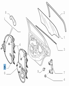 Fensterheber hinten links für Fiat Linea