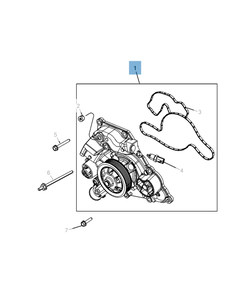 Wasserpumpe für Jeep Grand Cherokee