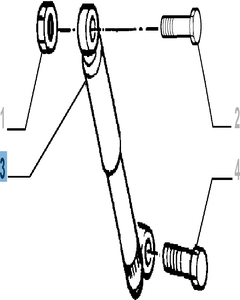 Stoßdämpfer hinten, 2 Stk. - 2 Stk. für Fiat Professional Strada