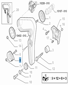 Einstellbarer Riemenspanner