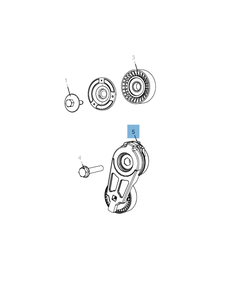 Einstellbarer Riemenspanner für Jeep