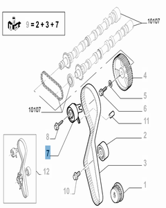 Einstellbarer Riemenspanner