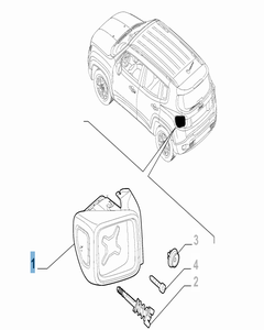 Rückleuchte links (fest) für Jeep Renegade