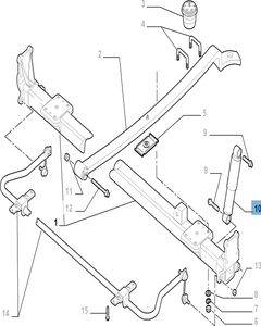 Stoßdämpfer hinten LIGHT 2 Stk. für Fiat und Fiat Professional