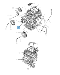 Wasserpumpe für Jeep Wrangler