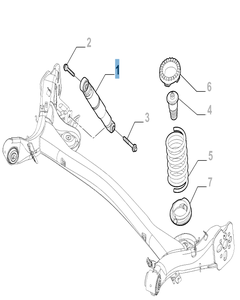 Stoßdämpfer hinten 2 Stk. für Fiat und Fiat Professional