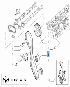 Fester Riemenspanner für Fiat Professional Scudo