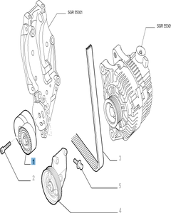 Einstellbarer Riemenspanner