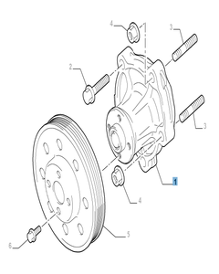 Wasserpumpe für Fiat Sedici