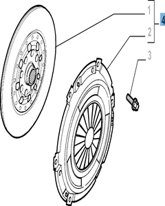 Kupplungssatz (Kupplungsscheibe und -druckplatte) für Fiat Croma