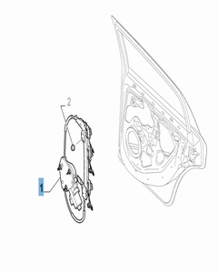 Fensterheber hinten rechts für Fiat Linea