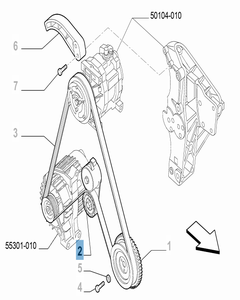 Einstellbarer Riemenspanner