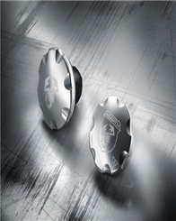 SET ÖL- UND KRAFTSTOFFDECKEL AUS ALUMINIUM FÜR ABARTH 500