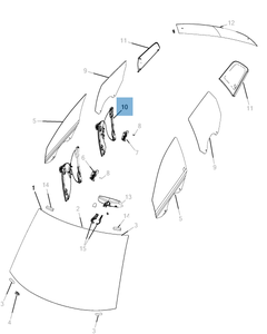 Fensterheber hinten für Fiat Freemont