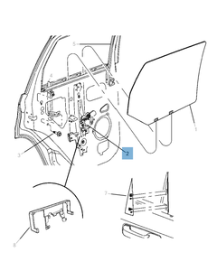 Fensterheber hinten für Jeep Grand Cherokee