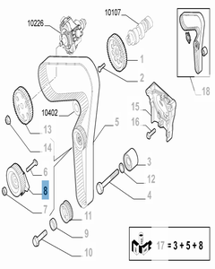 Einstellbarer Riemenspanner