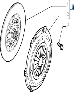 Kupplungssatz (Kupplungsscheibe und -druckplatte) für Alfa Romeo