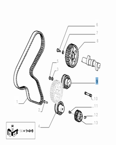 Fester Riemenspanner für Fiat und Fiat Professional