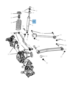 Stoßdämpfer für Jeep Wrangler