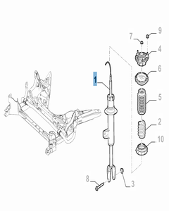 Stoßdämpfer vorne rechts für Alfa Romeo Stelvio