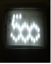 LED-Lampen mit 500-Logo