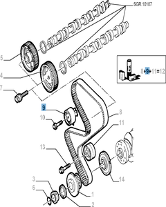 Einstellbarer Riemenspanner