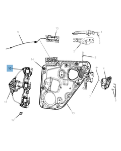 Fensterheber hinten für Jeep Grand Cherokee