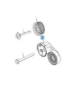 Einstellbarer Riemenspanner für Jeep Grand Cherokee