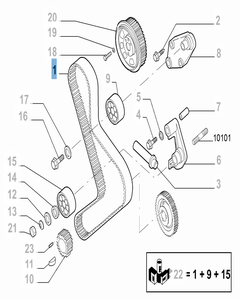 Steuerriemen für Fiat Professional Ducato