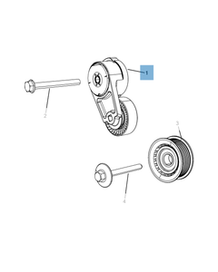 Einstellbarer Riemenspanner