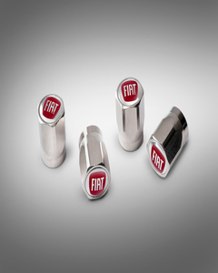 Kappen für Reifenventile mit Fiat-Logo