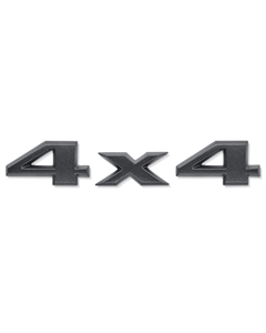 Schriftzug 4X4 hinten