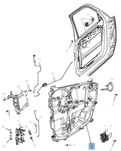Fensterheber vorne für Jeep Cherokee